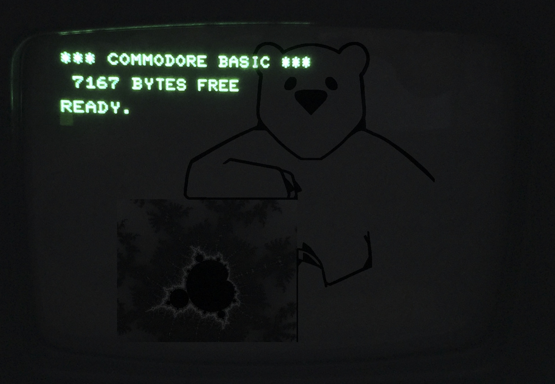 Commodore PET 2001 - Einschaltmeldung